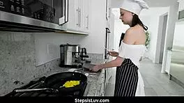 Cut brunette stepsis angel windell penetrated by huge dick stepbro jay rock