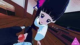 Koikatsu tanjiro kanao demon slayer have sex blowjob handjob and cumshot uncensored thereal3dstories