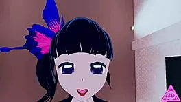 Koikatsu tanjiro kanao demon slayer have sex blowjob handjob and cumshot uncensored thereal3dstories