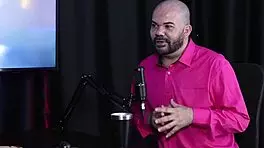 Paulo Avelar hides at the door listening to swingers in sheer red lingerie