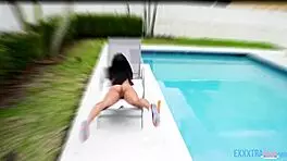 Camila Cortez gets her wet tight pussy nailed by Nade Nasty's big cock.