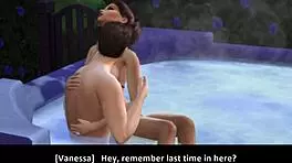 dude, that girl next door cums hard in the hot tub!