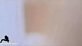 Beautiful Brunette Masturbates with Hand Shower in Hotel, Cumming in Tight Pussy