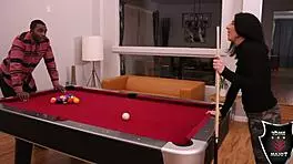 Big black cock fucks petite brunette gianna love in cowgirl and bent over