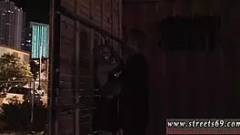 old man dominates teen with ass toy outdoors