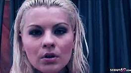 german young teen gives blowjob during table dance in berlin?