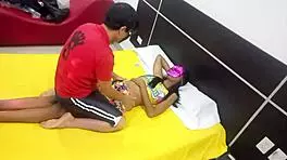 stepsister begs for interracial sex at sleepover