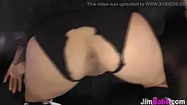 Tutu Euro Teen in Stockings Gets Handjob and Bent Over Doggystyle by Older British Amateur