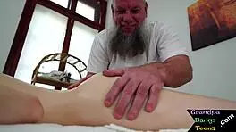 Young Euro Babe, You Ready to Ride Oldman After Pussylicking?