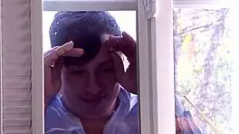 lucky man catches sierra sanders in underwear, 'want me to drill your asshole?'