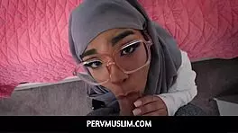 Arab Teen In Hijab Explores New Experiences