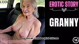 granny hitchhiker story unfolds with a blowjob from an old granny in part 1
