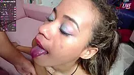 Horny Latina Wants Cum In Her Mouth From Massive Pussy Sucking 😏