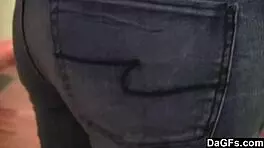 Dagfs shameless nympho rips clothes and strips on webcam sofa with small tits and blonde hair