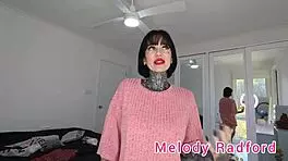 melody radford in short skirt