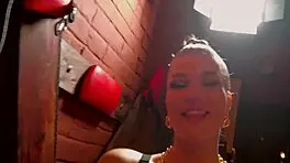 Skinny Teen Milka Rides Monster Cock