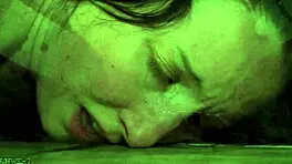 Bella Angel Sucks BDSM Master During Machine Fuck