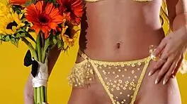 Kelly Lu Rips Clothes To Expose Pierced Nipples