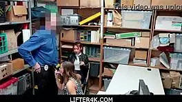 i'm christy love, asian milf, fucking security guard to save my virgin stepdaughter from shoplifting charges. lifter4k