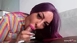 i fucked the german emo sexbomb cathy b's big tits on holiday with my monster cock