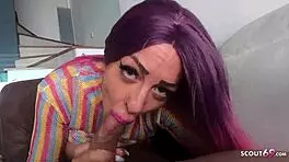 i fucked the german emo sexbomb cathy b's big tits on holiday with my monster cock