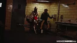 Wolverine XXX Parody Scene 3: Maya Hills Rides Hard Cock