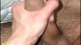 italian girl gives handjob to wake boyfriend lovingly