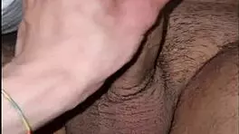 italian girl gives handjob to wake boyfriend lovingly