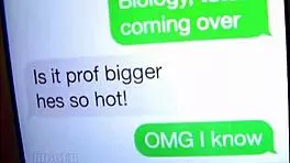 Teens stretched to limit by teacher's huge yardstick in garden threesome