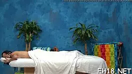 tight teen blowjob during nuru massage session