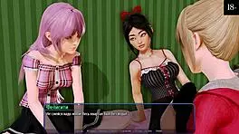 Harem hotel gameplay with fucking and blowjob scenes 😘