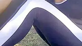 Latina MILF with big ass bent over for doggystyle pounding.