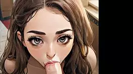 Ever tried an ASMR blowjob with hentai anime teen 18+ in a sexy 3D loop?