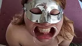 i fuck her face in beautiful bondage blowbang