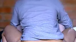 Shy Latina Student Kisses Boyfriend Passionately In Apartment