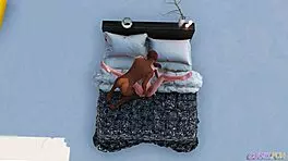 Explore top sexual positions on bed in 3D