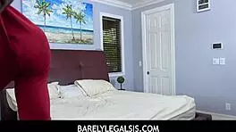 Stepsiblings Dani Blue and Sophia Sweet Sneak into Stepbro's Room for Forbidden Blowjob and Creampie