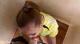 The Young 18+ Athlete Skillfully Sucks And Receives Sperm On The Face From The Coach