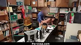 Cute teen shoplifter caught and strip searched by police