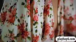 Babe intensely finger fucks her tight pussy