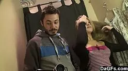 Blonde Teen Pleasures Herself With Anal Fingering At Salon