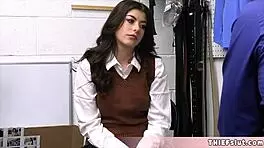 Bored Rich Gal Tried To Shoplift But She Failed And Now She Will Learn That She Must Pay