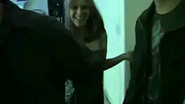 Cock whore sucks dick in pov with sorority teasing 😏