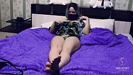 I WAS ROPED SHIBARI-STYLE AND FUCKED FROM BEHIND CUM IS JIZZED ALL OVER MY PUSSY