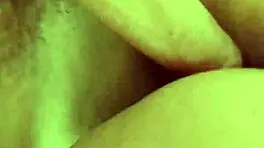 I'm masturbating while he fucks my big ass with his monster cock, and I love it