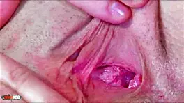 Sexy Brunnette Lizzy Doll Rips Clothes On Bed