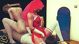 Nun And Elf Encounter In Hotel