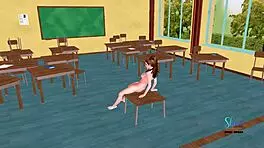 She asks, 'Is this animated 3d cartoon porn video with beautiful teen girl giving sexy poses?'