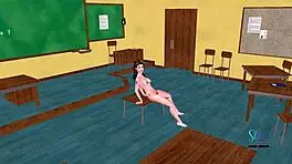 She asks, 'Is this animated 3d cartoon porn video with beautiful teen girl giving sexy poses?'