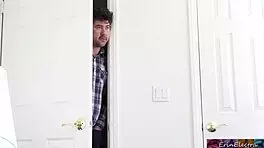 stepbrother catches me in skirt, keeps secret